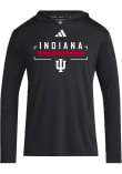 Main image for Mens Indiana Hoosiers Black Adidas D4T Long Sleeve Hoodie