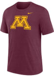 Main image for Minnesota Golden Gophers Maroon Nike Primary Logo Short Sleeve Fashion T Shirt