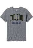 Main image for Toledo Rockets Charcoal League All American Oversized Number One Short Sleeve T Shirt