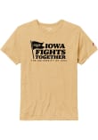 Main image for Gold Iowa Hawkeyes Wave Short Sleeve Fashion T Shirt