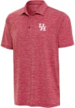 Main image for Mens Houston Cougars Red Antigua Sprout Short Sleeve Polo Shirt