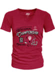 Main image for Indiana Hoosiers Red Blue 84 2025 College Football National Championship Bound Short Sleeve T-Shir..