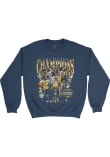 Main image for Mens Navy Blue Michigan Wolverines 2026 Men's Basketball National Champions Roster Crew Sweatshirt