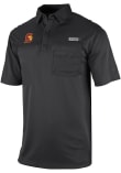 Main image for Mens USC Trojans Black Columbia Heat Seal Omni Wick Flycaster Short Sleeve Polo Shirt