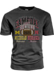 Main image for Nebraska Cornhuskers Black Blue 84 Football vs Michigan Wolverines Short Sleeve T Shirt