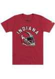 Main image for Indiana Hoosiers Crimson Homefield Football 1970s Helmet Sideline Tee Short Sleeve T Shirt