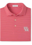 Main image for Mens Houston Cougars Red Peter Millar Tiebreaker Short Sleeve Fashion Polo