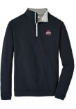 Main image for Mens Ohio State Buckeyes Black Peter Millar Perth Qtr Zip Pullover