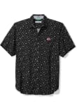 Main image for Mens Ohio State Buckeyes Black Tommy Bahama Playa Playbook Short Sleeve Dress Shirt