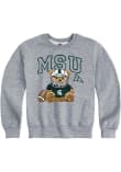 Main image for Youth Michigan State Spartans Grey Summit Sportswear Bear Necessities Long Sleeve Crew Sweatshirt