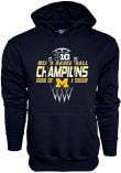 Main image for Mens Michigan Wolverines Navy Blue Blue 84 2026 Big Ten Men's Basketball Regular Season Champions..