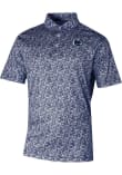 Main image for Mens Penn State Nittany Lions Navy Blue Columbia Heat Seal Westside Country Short Sleeve Polo Shir..