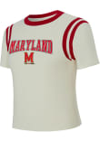Main image for Maryland Terrapins Cream Concepts Sport Ladies Football Short Sleeve T-Shirt