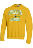 Main image for Mens Oregon Ducks Yellow Champion Est Alumni Powerblend Crew Sweatshirt