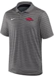 Main image for Nike Arkansas Razorbacks Mens Black Tour Stripe Short Sleeve Polo