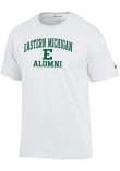 Main image for Eastern Michigan Eagles White Champion Mascot Alumni Jersey Short Sleeve T Shirt