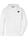 Main image for Mens Penn State Nittany Lions White Peter Millar Pine Hooded Sweatshirt