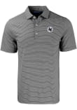 Main image for Mens Ohio State Buckeyes Black Cutter and Buck Double Stripe Short Sleeve Polo Shirt