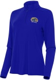 Main image for Womens Kent State Golden Flashes Navy Blue Antigua Intent Qtr Zip
