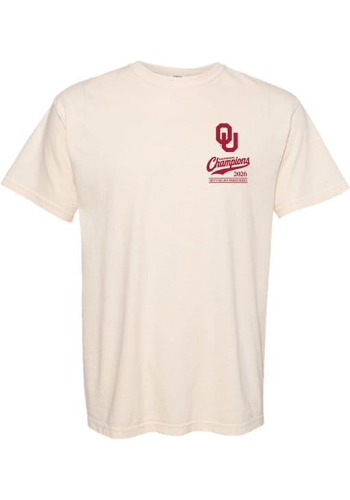Something Inked Oklahoma Sooners IVORY 2026 College World Series