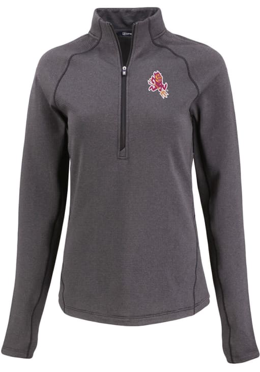Arizona State Sun Devils Cutter and Buck Womens BLACK Peshastin