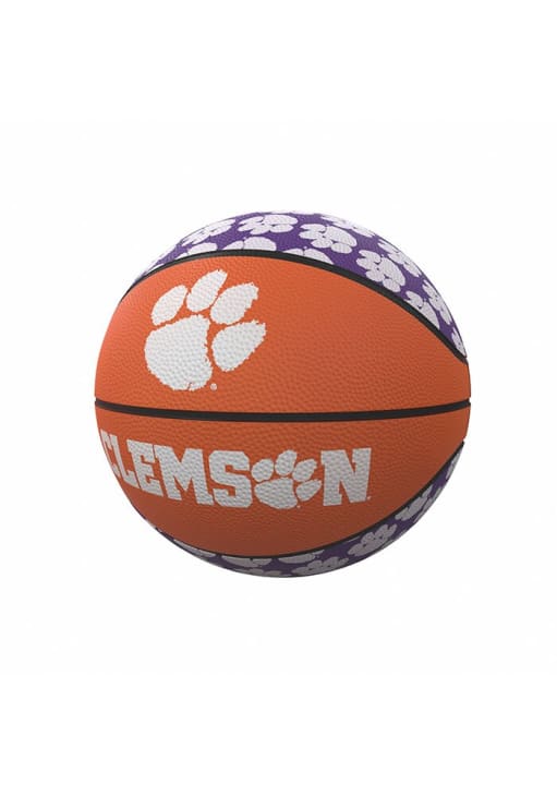 Clemson Tigers Repeating Logo Basketball - Thumbnail 2