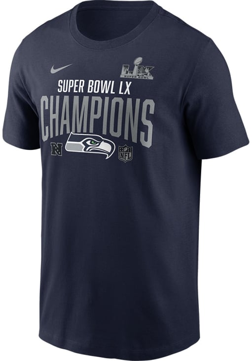 Nike Seattle Seahawks NAVY 2025 Super Bowl Champions Going Yard