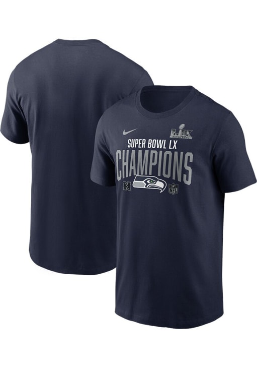 Nike Seattle Seahawks NAVY 2025 Super Bowl Champions Going Yard