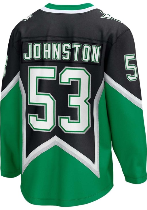 Wyatt Johnston Dallas Stars Mens BLACK Alt Hockey Jersey - 1140287
