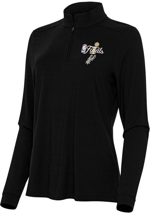 San Antonio Spurs Antigua Womens BLACK 2026 NBA Finals Intent Long