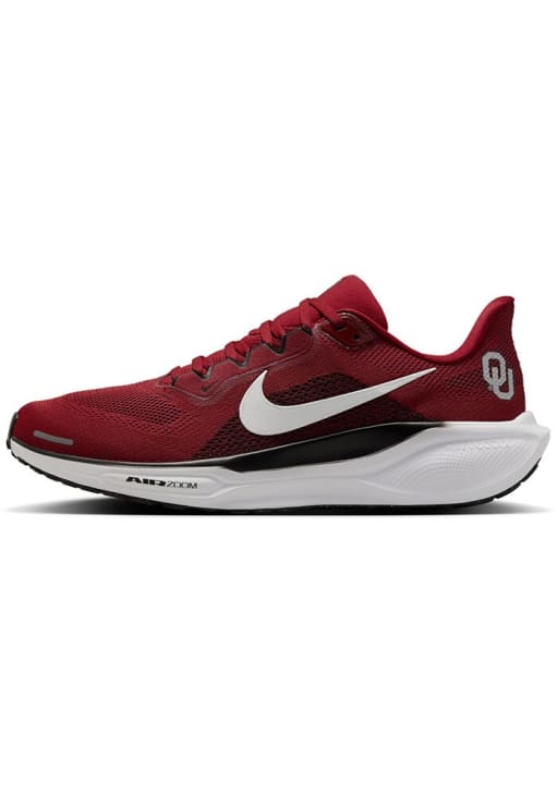 Nike Oklahoma Sooners Red Zoom Pegasus 41 Mens Shoes
