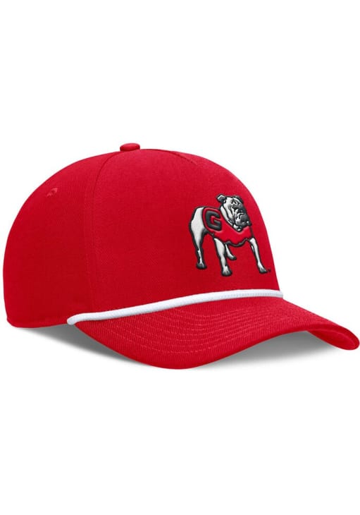Nike Georgia Bulldogs 5 Panel Rise Structured Cap Vin Adjustable