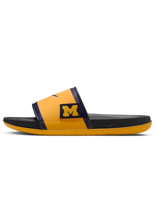 BLUE Nike Off Court Slides Michigan Wolverines Mens Slides  display picture 2