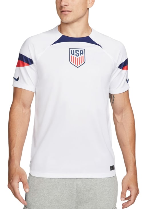 USMNT Mens Nike Replica Soccer White Home Stadium Jersey - 12557192