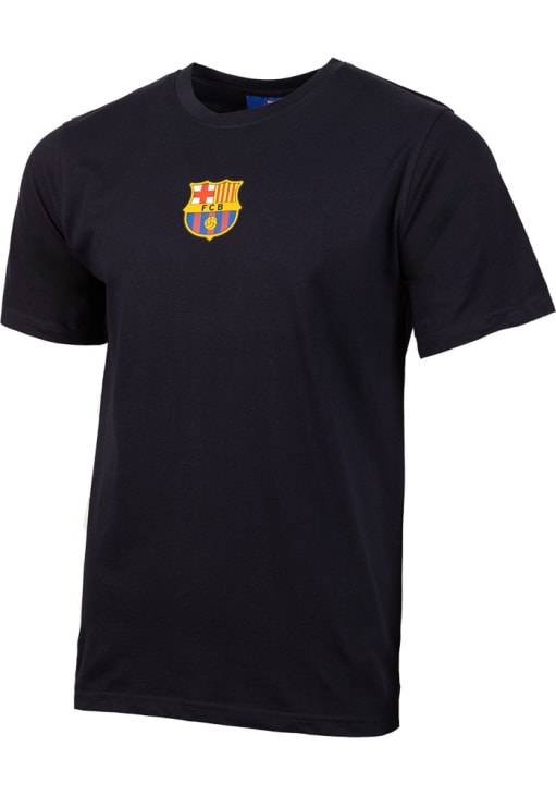 FC Barcelona Retro Graphic Short Sleeve Fashion T Shirt - NAVY