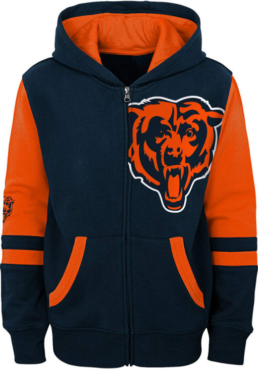 Classic Brumbies Hoodie ネイビー/オレンジ　サイズM Chicago Bears Boys Stadium Full Zip Hoodie - Ã‚Â NAVY - 133402868
