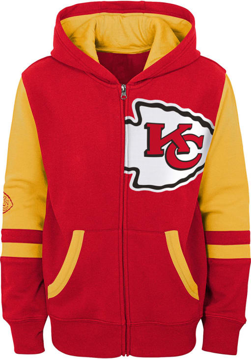 Kansas City Chiefs Boys Stadium Full Zip Hoodie - Ã‚Â Red - 133402871