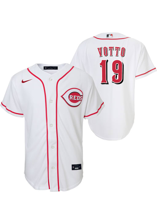 Joey Votto # Cincinnati Reds Boys White Home - 133403483