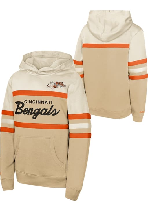 Cincinnati Bengals Mitchell and Ness Youth CREAM Head Coach Long