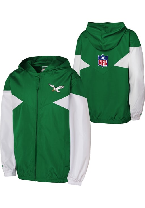Philadelphia Eagles Mitchell and Ness Youth KELLYGREEN Lt Wgt