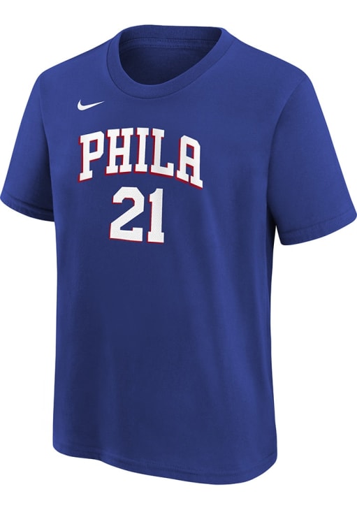 Joel Embiid Philadelphia 76ers Youth Name and Number Icon Short