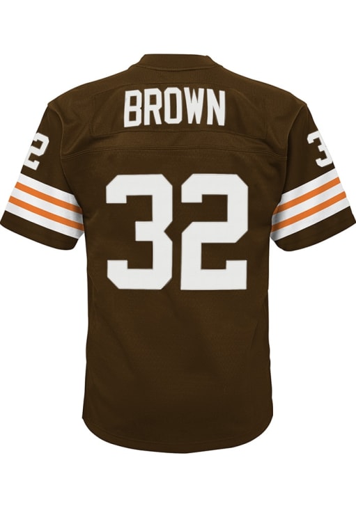 Cleveland Browns Jim Brown Youth Legacy Road BROWN Mitchell and