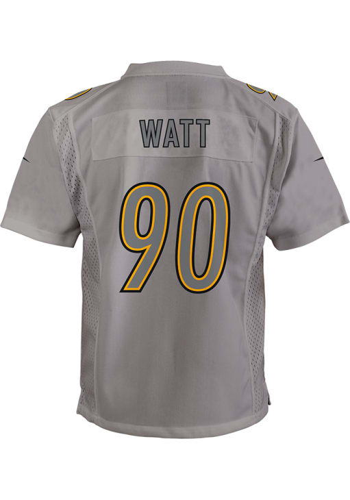 Pittsburgh Steelers TJ Watt Youth Atmosphere GREY Nike Football