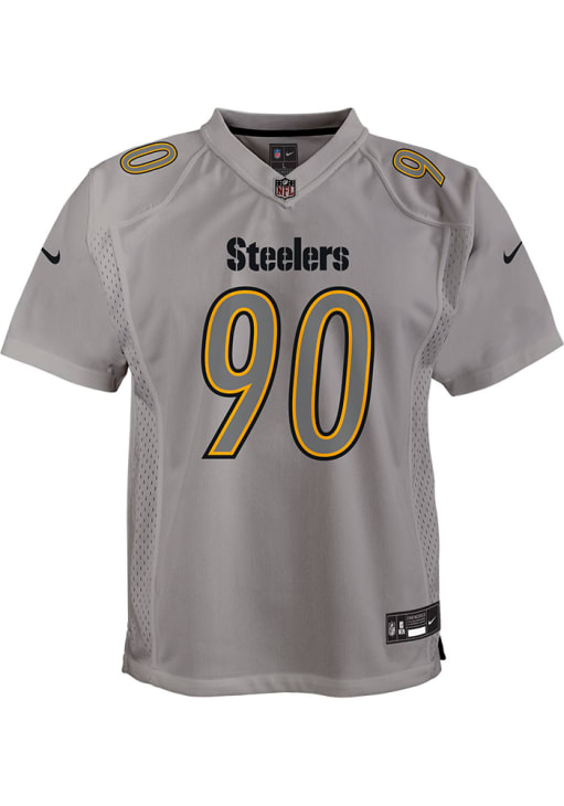 Pittsburgh Steelers TJ Watt Youth Atmosphere GREY Nike Football