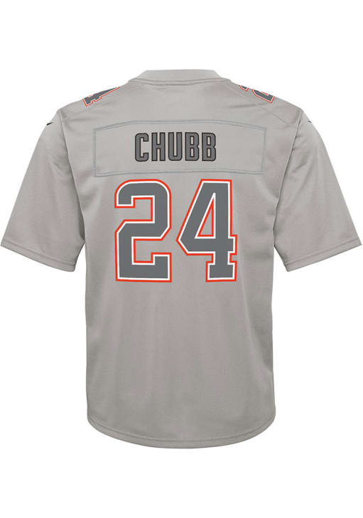 Cleveland Browns Nick Chubb Youth Atmosphere GREY Nike Football