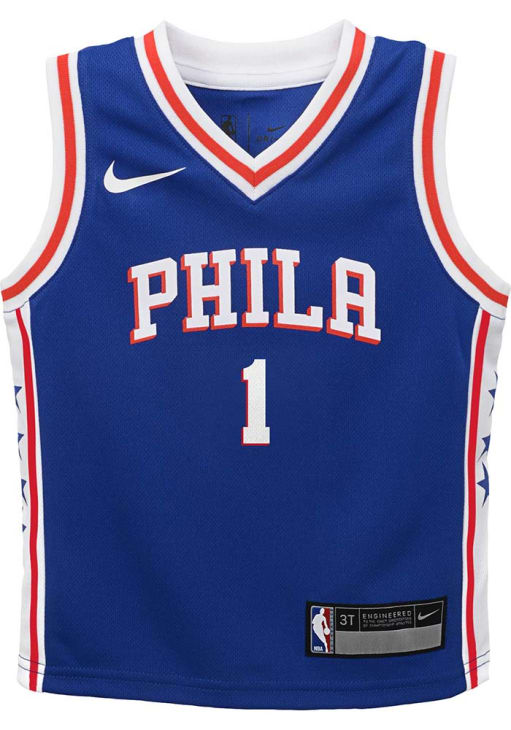 James Harden # Philadelphia 76ers Boys BLUE Replica Icon Jersey
