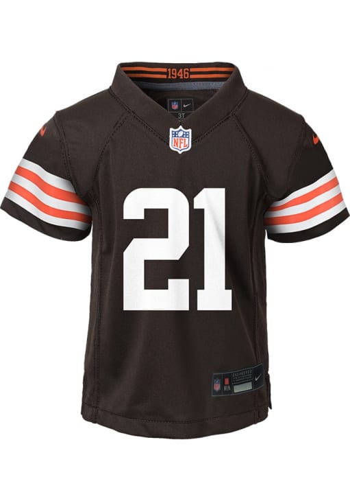 Cleveland Browns Denzel Ward Boys Home BROWN Nike Football Jersey