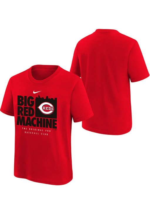 Nike Cincinnati Reds Youth Red Big Red Machine Short Sleeve Tee