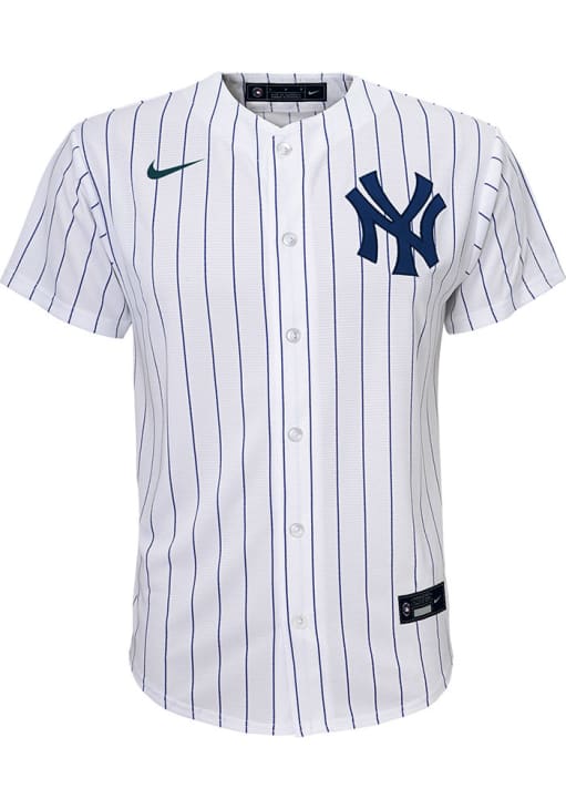 New York Yankees Youth White Home Replica Baseball Jersey - 133409990