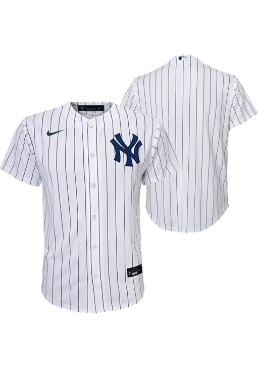 New York Yankees Youth White Home Replica Baseball Jersey - 133409990